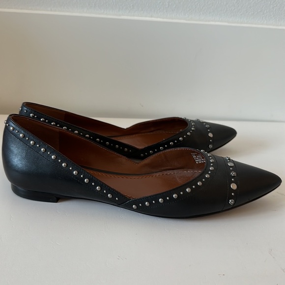 Coach pointy toe flats size 8 black - Picture 3 of 4